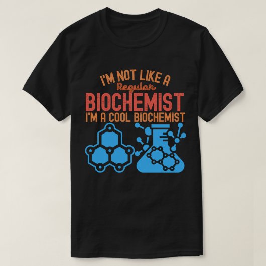楽しい生化学の卒業式 Tシャツ (デザイン正面)