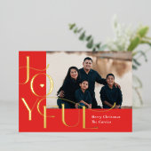 楽しい生活のホリデーカード クリスマスカード 箔シーズンカード (立ち正面)