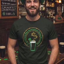 楽しい男性の聖パトリックの日シェナニガンチームTシャツ