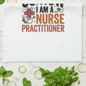 楽しい看護師ウィッチハロウィンデザイン_1 キッチンタオル (折り畳み)