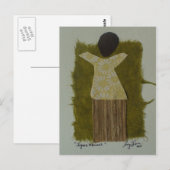 楽しい瞬間ミックスメディアアートポストカード ポストカード (正面/裏面)