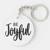 楽しい福音グラフィックス美学クリスチャンである キーホルダー (裏面)