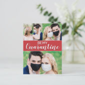 楽しい私の検疫2021バレンタイン3枚の写真 シーズンポストカード (スタンド正面)