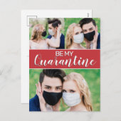 楽しい私の検疫2021バレンタイン3枚の写真 シーズンポストカード (正面/裏面)