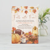 楽しい秋のご招待 招待状 (スタンド正面)