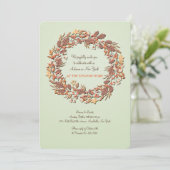 楽しい秋の招待状 招待状 (スタンド正面)