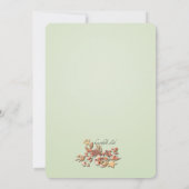 楽しい秋の招待状 招待状 (裏面)