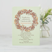 楽しい秋の招待状 招待状 (スタンド正面)