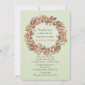 楽しい秋の招待状 招待状 (正面)