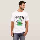 楽しい科学の先生 オーケミストリー 化学 クリスマス Tシャツ (正面フル)