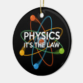 楽しい科学の法則 物理学 セラミックオーナメント (左)