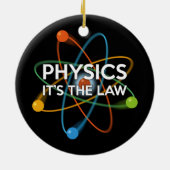 楽しい科学の法則 物理学 セラミックオーナメント (裏面)