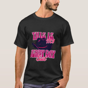 楽しい競馬ダービーの日 これが私のダービーの日 Tシャツ