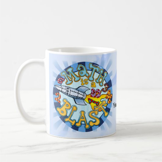 楽しい算数マグカップ コーヒーマグカップ (左)