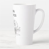 楽しい糸のタンゴ — 遊ぶ二匹の子猫 Tシャツ カフェラテマグ (右)