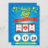 楽しい結婚式のご案内 セーブザデート (正面/裏面)