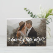 楽しい結婚式のホリデー写真カード シーズンカード (スタンド正面)