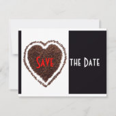 楽しい結婚式の出欠確認 花嫁と花婿の返信 招待状 (正面)