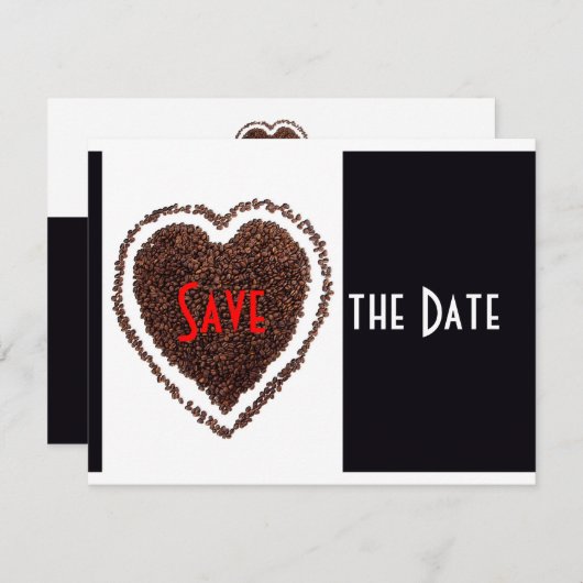 楽しい結婚式の出欠確認 花嫁と花婿の返信 招待状 (正面/裏面)