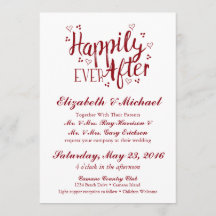 楽しい結婚式招待状