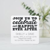 楽しい結婚式招待状 招待状 (スタンド正面)