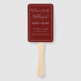 楽しい結婚式 プログラムブルゴーニュ ハンドファン