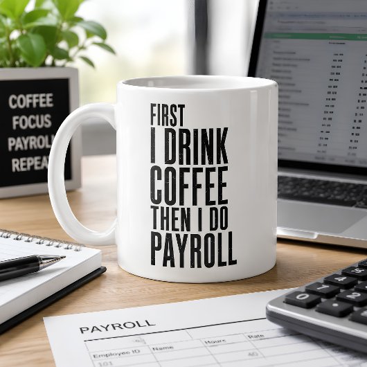 楽しい給与計算 コーヒーマグカップ
