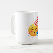 楽しい絵文字パーティー コーヒーマグカップ (正面左)
