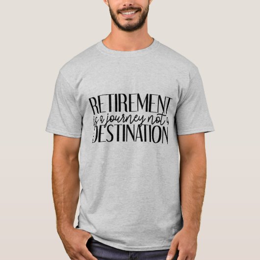 楽しい老後旅先 Tシャツ (正面)