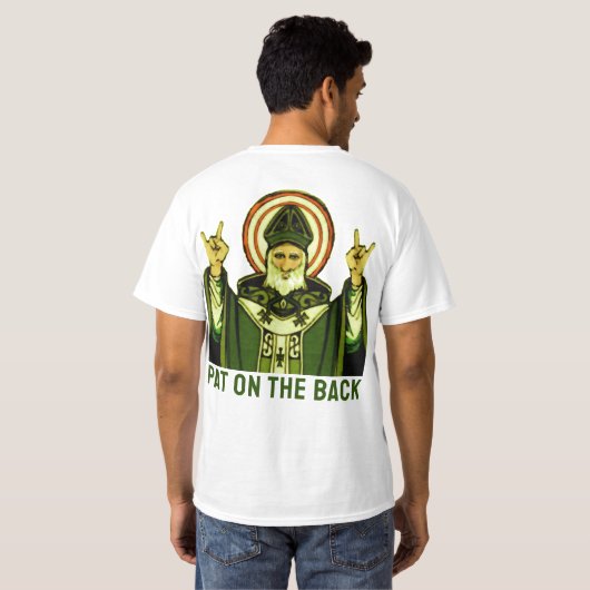 楽しい聖パトリックの日 Tシャツ (裏面フル)