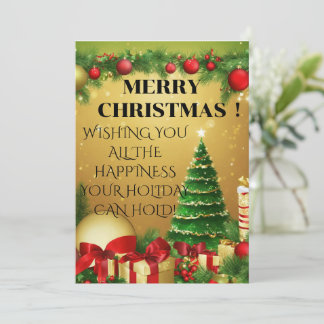 「楽しい聖降誕祭を祈る暖かい祈り！」 シーズンカード