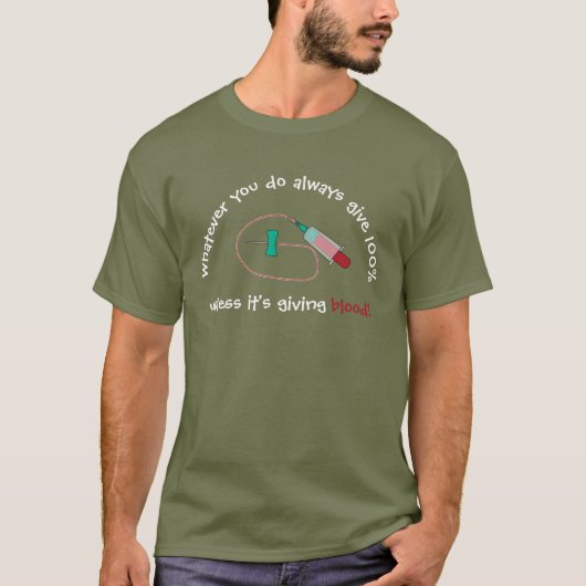 楽しい臨床検査技師は常に全力投球 Tシャツ (正面)