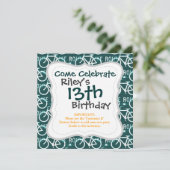 楽しい自転車ルート フィクシーバイク サイクリスト パターン 招待状 (スタンド正面)