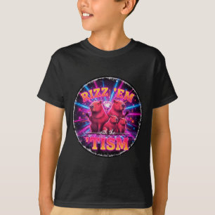 楽しい自閉症 Rizz Em With The Tism カピバラ Meme A Tシャツ