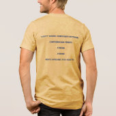 楽しい色に抵抗する - 現実のロボット トライブレンドTシャツ (裏面)
