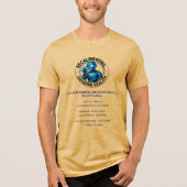 楽しい色に抵抗する - 現実のロボット トライブレンドTシャツ (正面)