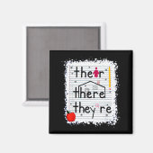 楽しい英文法の「Their+There+They+Are」ブック マグネット (正面/裏面)
