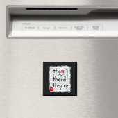 楽しい英文法の「Their+There+They+Are」ブック マグネット (インサイチュ (食洗機))