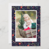 楽しい葉 |ホリデーフォトカード シーズンカード (正面)