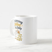楽しい薬剤師のアヒルのデザイン コーヒーマグカップ (正面左)