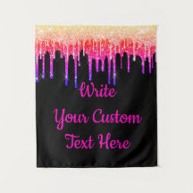 楽しい虹色グリッター誕生日写真撮影用背景