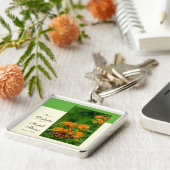 楽しい蝶 キーホルダー (側面)