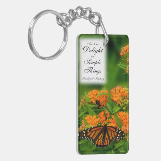 楽しい蝶 キーホルダー (正面左)