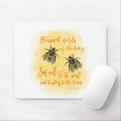 楽しい言葉ビーバイブル引用文 マウスパッド (マウス)