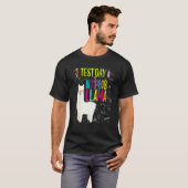 楽しい試験の日 無問題 ラマ Tシャツ (正面フル)