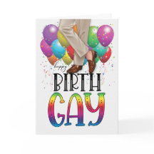 楽しい誕生日ゲイ男性の足 虹の誕生日