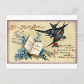 楽しい誕生日ヴィンテージ1913レプロ ポストカード (正面)