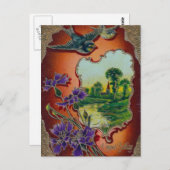 楽しい誕生日 ポストカード (正面/裏面)