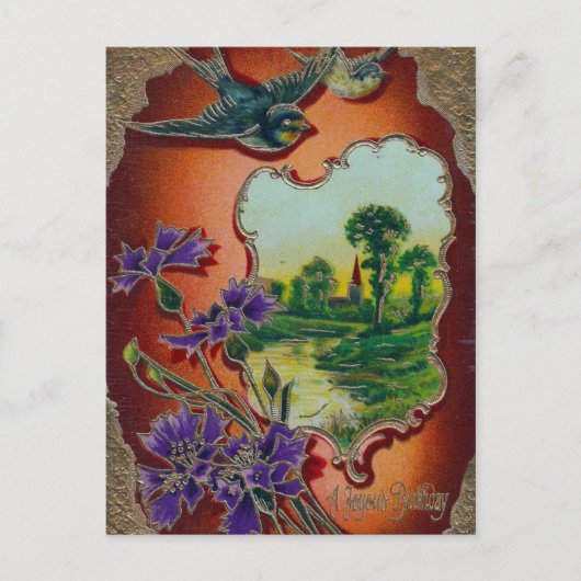 楽しい誕生日 ポストカード (正面)