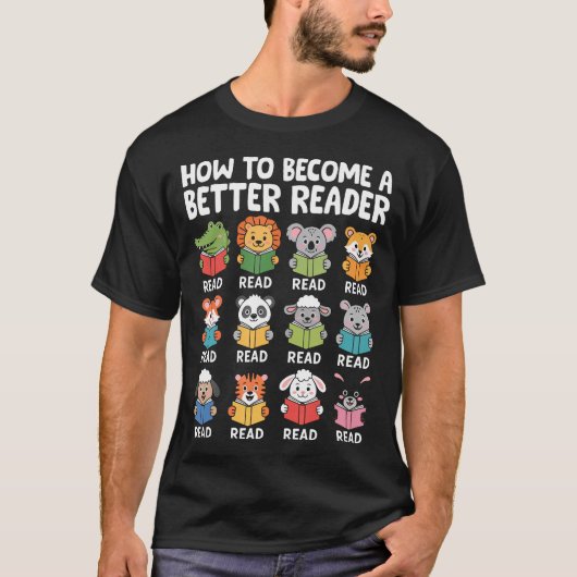 楽しい読書のススメ 読書家のためのブックガイド Tシャツ (正面)
